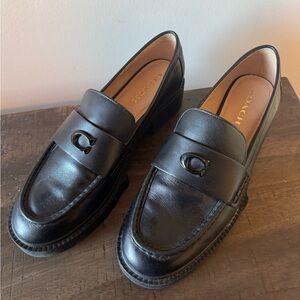 Black Coach loafers